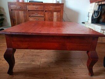 Konferenčný stolík z masívu - 2