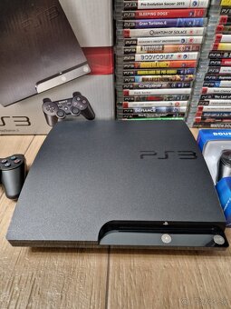 PlayStation 3 Slim 250GB + 2 ovládač a 89 hier - 2