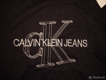 Calvin Klein jeans pánska mikina čierna 2 - 2