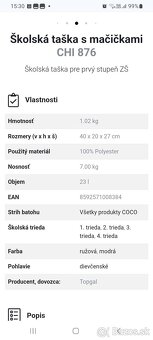 Školská taška Topgal - 2