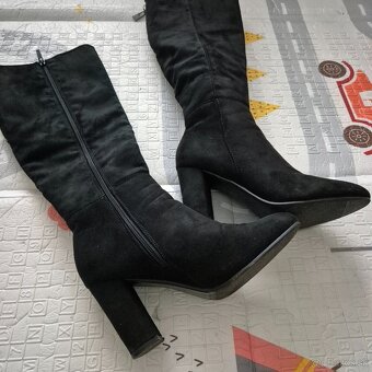 Semišové čižmy č.38 - 2