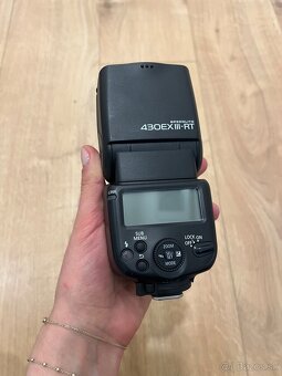 Blesk Canon Speedlite 430EX III-RT - 2