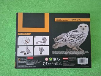 3D puzzle Snežná sova - 2