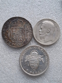 Stare strieborne mince Europa/svet - 2