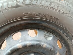 Zimné pneu na diskoch 175/65 R15 + TPMS - 2