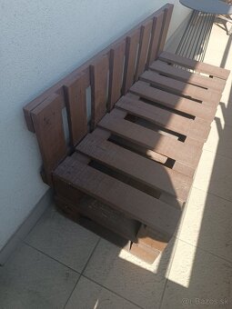 Lavička z paliet - 2