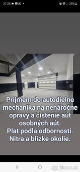 Prijmem automechanika Nitra - 2