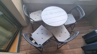 Skladací stôl a stoličky IKEA - 2