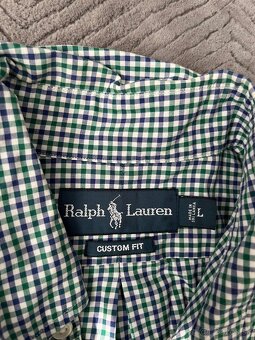 Karovana košela polo ralph lauren L - 2