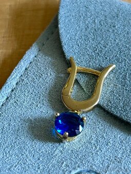 STRIEBORNÉ POZLÁTENÉ NÁUŠNICE zn.Luvbo Jewels - 2