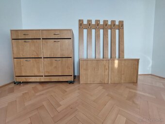 Vešiaková zostava + botník - 2
