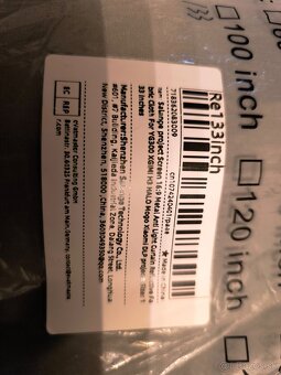 Projekcne platno anti light screen - 2