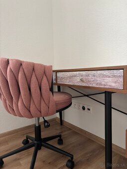 Pracovný stôl, ozdobná minikomoda a pracovné kreslo - 2