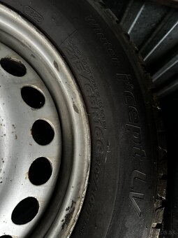 Predám zimnú sadu diskov na Vw t5 t6 + zimné 215/65 r16c - 2
