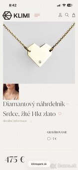 Diamantový nahrdelnik - 2