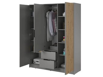 Šatniková skrina s nádstavcom Nová - 2