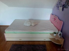 Detská posteľ 200x120cm s madracom + písací stôl - 2