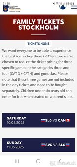Slovensko - Slovinsko IIHF WORLD CHAMPIONSHIP 2025 - 2