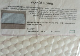 Vankúš LUXURY - 2