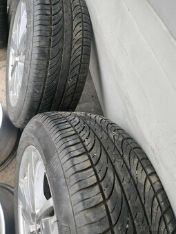 4ks alu disky orig. Škoda 5x100 R16 pneu 205/55 r16 6mm - 2
