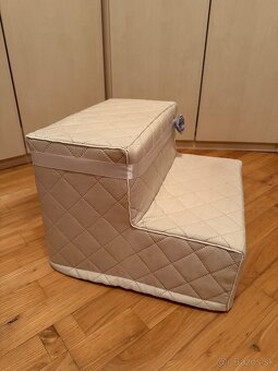 Béžové schodíky pre psy - 2