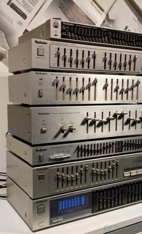 SERIA =7x Equalizer TECHNICS strieborny, vyroba Japan = Eq2 - 2