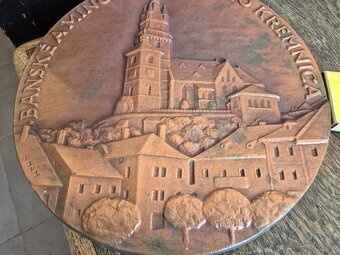 bronzova plaketa kremnica - 2
