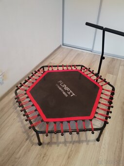 Fitness trampolína 130cm FUNFIT Red - 2