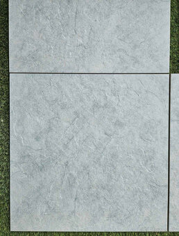 Dlažba hrubka 2 cm aj na terče 60x60, sivá silver - 2