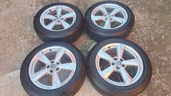 Originalne disky Audi + pneu 5x112 R18 225/55 - 2