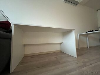 Kancelársky stôl biely - 2