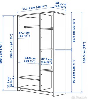 Skriňa IKEA brimnes - 2
