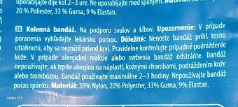 Kolená bandáž nová - 2