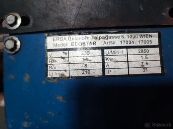 Predám olejový kompresor 24L, 1,5kW, 8bar - 2