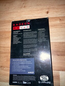 Predam Graficku kartu Sapphire Nitro  Radeon RX 560 - 2