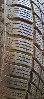 Predám 4ks jazdené zimné 205/55r17-95V Matador - 2