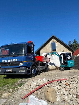 Autodoprava s hydraulickou rukou - 2