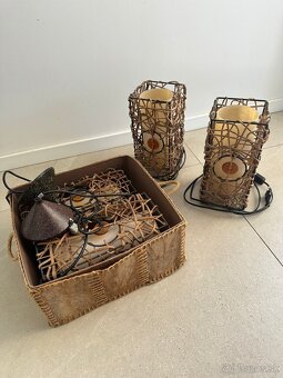 Súprava 2ks lampa+ 2ks svietidlá ks/10€ - 2