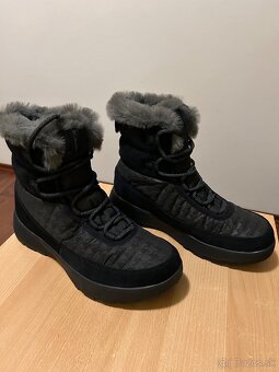 ZIMNÉ KOŽENÉ TOPÁNKY zn.COLUMBIA Waterproof č.40 - 2