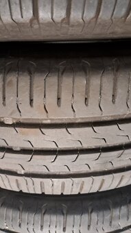 Predám 4ks jazdené letné 195/65r15-91H Continental - 2