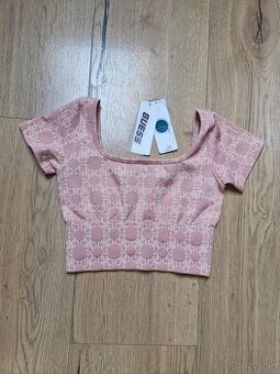 NOVE Guess, Marciano tricko, crop top XS -L - 2