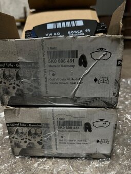 Vw zadne brzdove platnicky 5K0 698 451 - 2