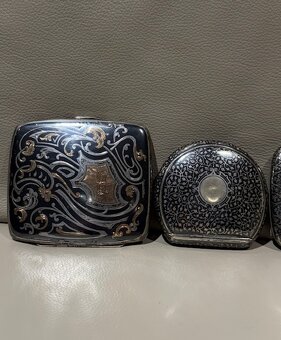 strieborné tabatierky a krabičky na tabak - 2