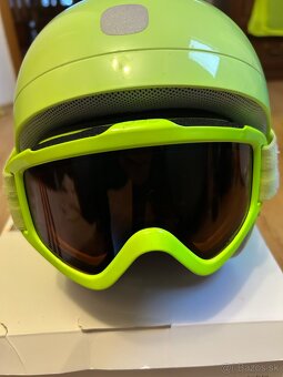 Lyžiarska prilba + okuliare - 2