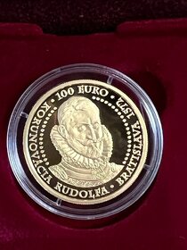 Zlata minca SR, 100 EUR, Rudolf II, rok 2022 - 2