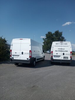 Prenájom dodávok Fiat Ducato L3H2 , Citroen Jumper L4H2 - 2