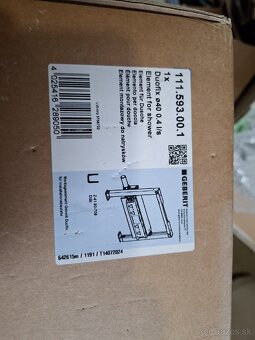 Geberit Duofix stenový odtok do sprchy - žľab - 2
