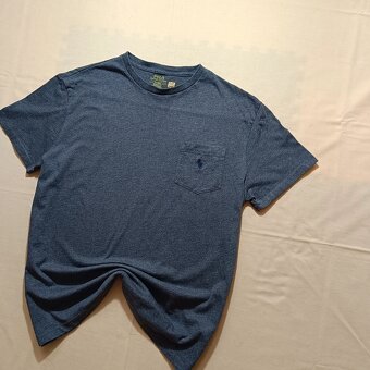 Polo Ralph Lauren sivé tričko s krátkym rukávom M - 2