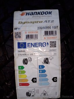 Hankook dynapro AT2 235/60-R16 - 2