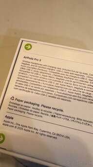 Airpods Pro 3 nové, nerozbalené - 2